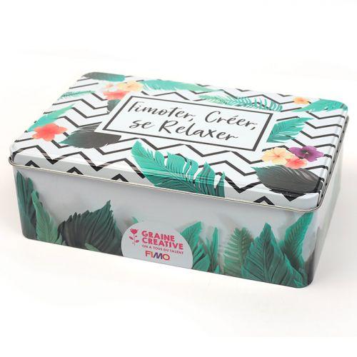 Boîte métallique FIMO - Tropical Boîte métallique FIMO - Tropical