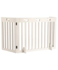 Barriera di sicurezza regolabile - 3 pezzi - 60/160 x 61 cm - Bianca