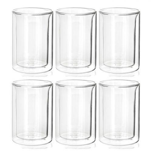 6 tasses de thé en verre à double paroi 175 ml 6 tasses de thé en verre à double paroi 175 ml