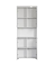  AMANDA doppia colonna - 4 ante + 1 nicchia - 73 x 31 x 190 cm - Bianco