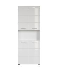  AMANDA double column - 4 doors + 1 niche - 73 x 31 x 190 cm - White