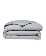 Bed set - 220 x 240 cm - 100% Percale macramé finish - Steel