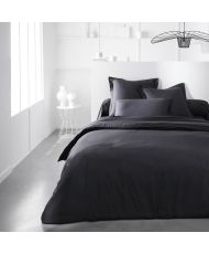 Pillowcase - 50 x 70+5 cm plain - Charcoal