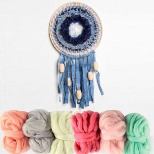 Round loom Ø 29 cm + 6 balls of wool