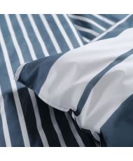 Housse de couette 240 x 200 cm -Bleu et Blanc