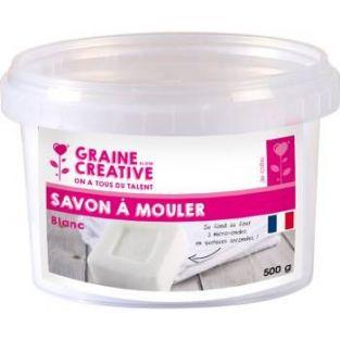  Bloc savon à mouler 500 g - opaque 