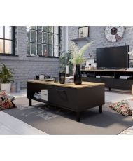 TV Unit + Coffee Table Set - Coffee Table: 110x55x40 - Tv Unit: 159x40x49