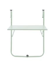 Klappbarer Balkontisch - Stahl - 60 x 75 x 82-92 cm - Grün