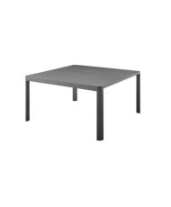 Table de jardin extensible en aluminium - 97/149 x 149 x 149 x 75 cm