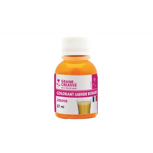 Colorant pour bougie 27 ml - Jaune Colorant pour bougie 27 ml - Jaune