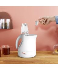 TEFAL Justine electric kettle - White - 1.2L - 2400W - Removable anti-scale filter