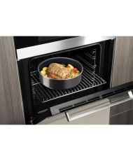 TEFA3 pièces, Sauteuse 24 cm + Couvercle + Poignée, Pas d'induction, Antiadhésif