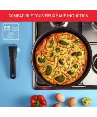 TEFAL 10-piece cookware set, Non-stick coating, Frying pan, Saucepan