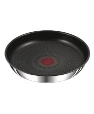 TEFAL Sartén 24 cm, acero inoxidable, antiadherente, mango se vende por separado