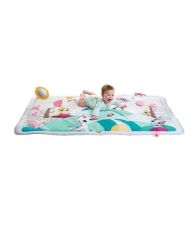 Tapis d'Éveil Géant pour Bébé, Des la Naissance, Collection Princesse, Rose, 150 x 100 cm
