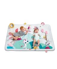 Tapis d'Éveil Géant pour Bébé, Des la Naissance, Collection Princesse, Rose, 150 x 100 cm
