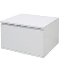 LED-Nachttisch – weiß – 48 x 40 x 30 cm – FLOW