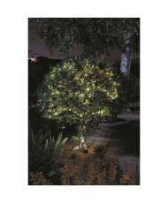 Guirlande solaire d'extérieur - Luci100 Leds blanc froid - 11.9m - métal