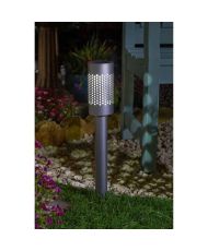 Pack of 4 Solsun 365 10 Lumens Stainless Steel Solar Beacons - Contemporary Garden Design