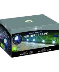 Solar garland - Multi-spots 5L - 10 bulbs - Cool white - 5 lumens