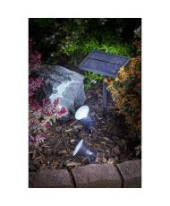 Solar garland - Multi-spots 5L - 10 bulbs - Cool white - 5 lumens