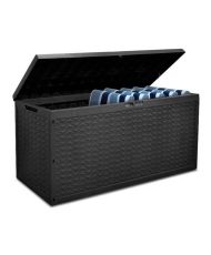 TOOD Resin storage trunk / chest 330 L - 120 x 45 x 60 cm - Anthracite gray