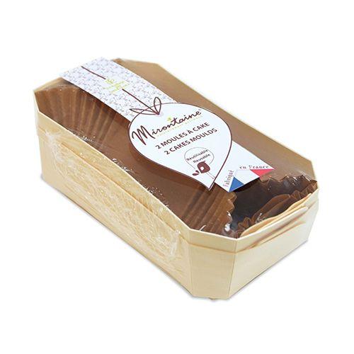2 moules à cake en bois 21 cm 2 moules à cake en bois 21 cm