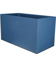 GRANIT rectangular flower box - Plastic - 80 x 40 cm - Blue