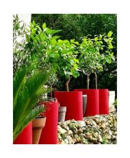 Rundes Granittablett - 30 cm - Rot