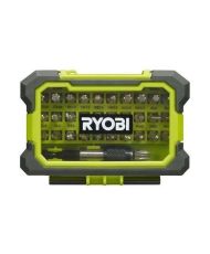 Verstärkte RYOBI-Box mit 32 Schraubendreherbits