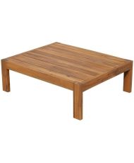 Salon de jardin en bois d'Acacia avec coussins - MANDI - 5 personnes