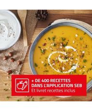 SEB Pentola a pressione in acciaio inox, pentola a pressione da 7,5 L