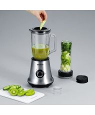 Frullatore classico con estrattore di nutrienti - 500 W - Capacità 1 L - Lame in acciaio inossidabile