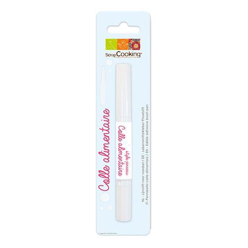 Stylo pinceau colle alimentaire - 2 ml Stylo pinceau colle alimentaire - 2 ml