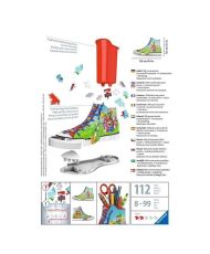 Puzzle 3D Sneaker Super Mario - Ravensburger - 108 pièces - Sans colle 