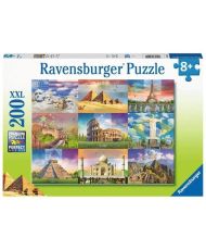  Children's Puzzle 200 p XXL - The monuments of the world - Ravensburger - Architecture and monuments