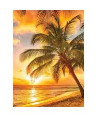 Puzzle 2 x 500 Teile - Strand und Berge - Ravensburger