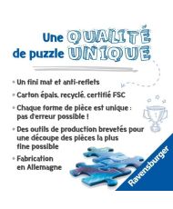 Puzzle 2 x 500 Teile - Strand und Berge - Ravensburger