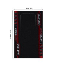 Bodenmatte für Rennsimulationscockpit OPLITE ULTIMATE GT Schwarz/Rot