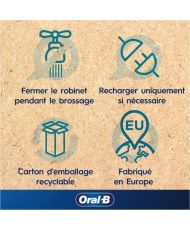 Spazzolino elettrico ORAL-B - 3 testine incluse - bianco - senza filo