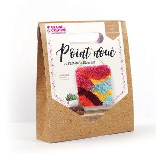 Coffret Point noué 30 x 30 cm - Sao Paulo