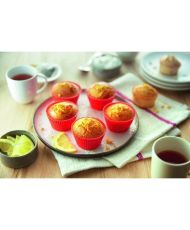 Silicone baking kit and muffin molds