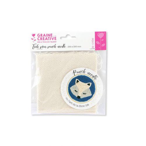 Toile pour Punch Needle 25 x 25 cm Toile pour Punch Needle 25 x 25 cm