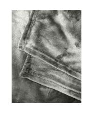 Mikroflanelldecke 220 x 240 cm grau