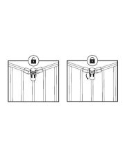 Barrière Pare feu pliable avec portillon – protection feu cheminée et poêle