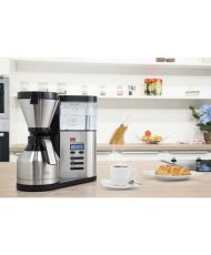 Cafetière Aroma Noir/Acier brossé