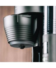 Filter coffee maker with integrated grinder