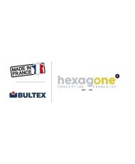 Divano dritto trasformabile a 3 posti HEXAGONE MAXIME - Tessuto beige - Letto express - 194 x 96 x 83 cm