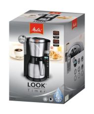 Cafetera de filtro programable con jarra isotérmica - Negra