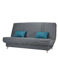 COMFORT BULTEX Clic clac 3 Plätze - Anthrazitfarbener Stoff - 192 x 95 x 101 - MONA